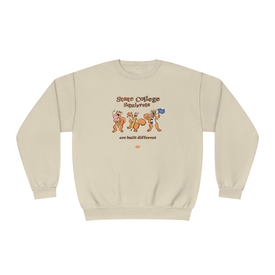 SC Squirrels Are Built Different Crewneck