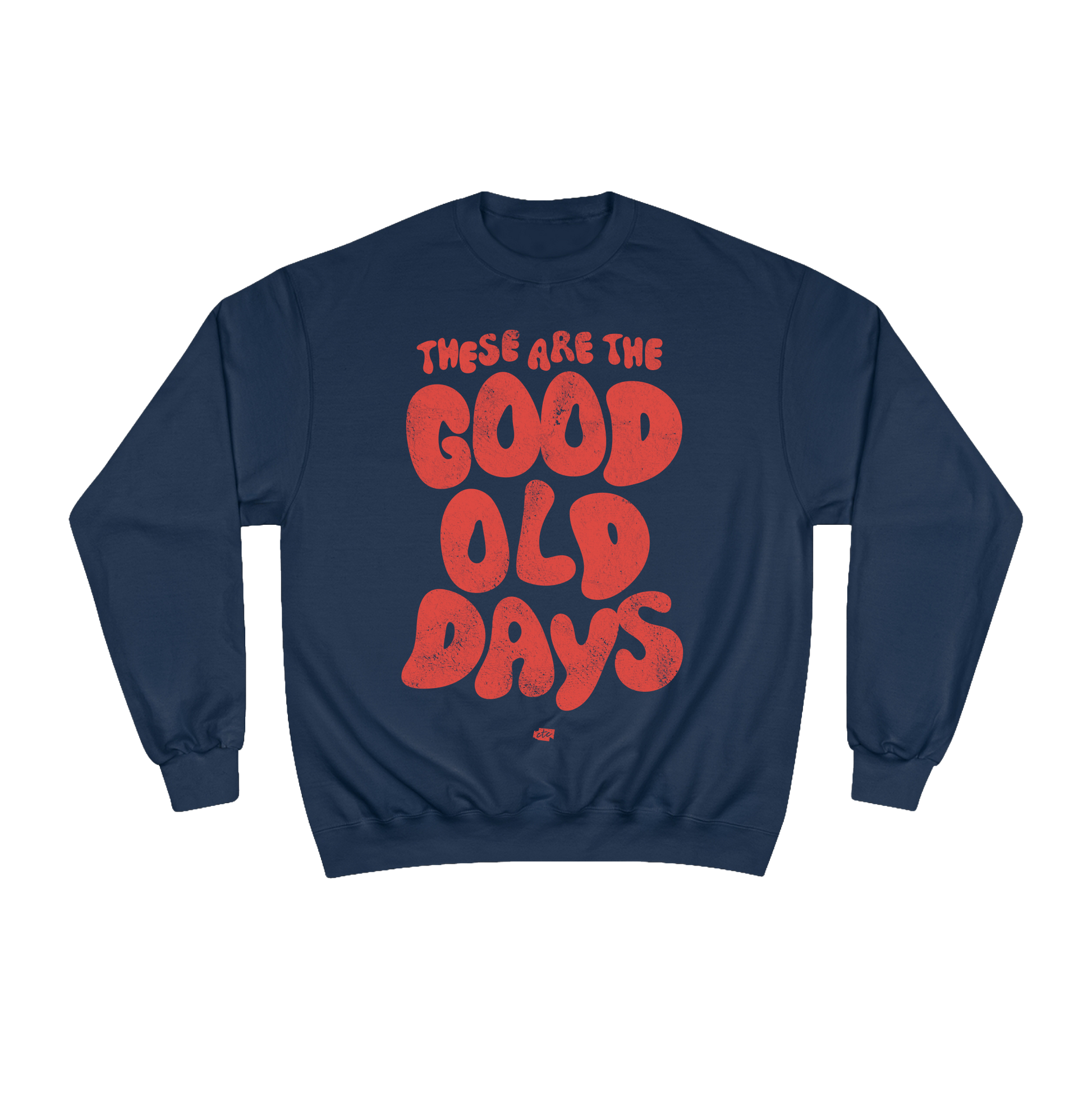 goodness college logo crew neck sweat