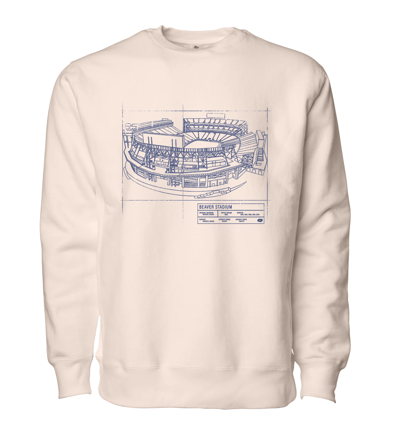 Beaver Stadium Blueprint Crewneck