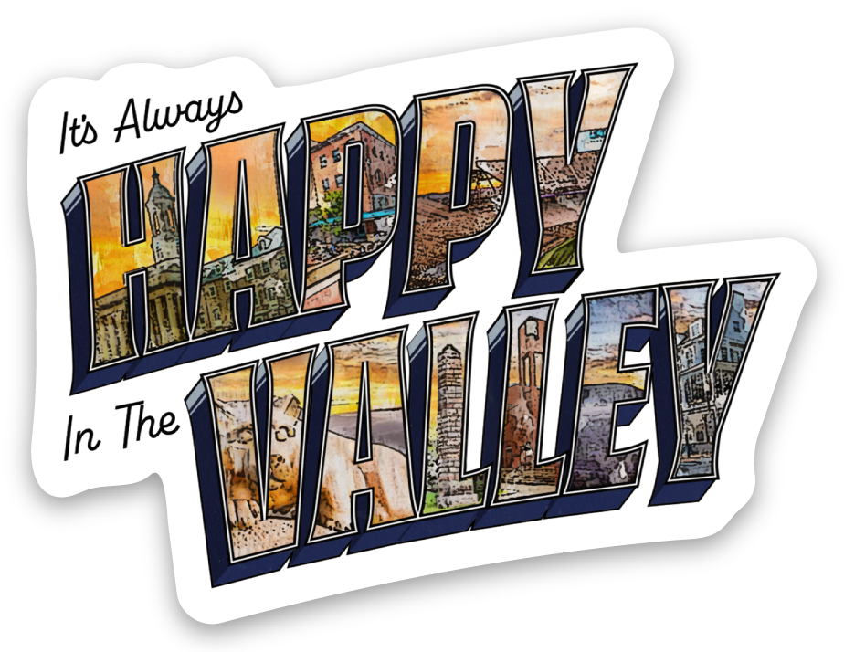 It's Always Happy In the Valley Sticker