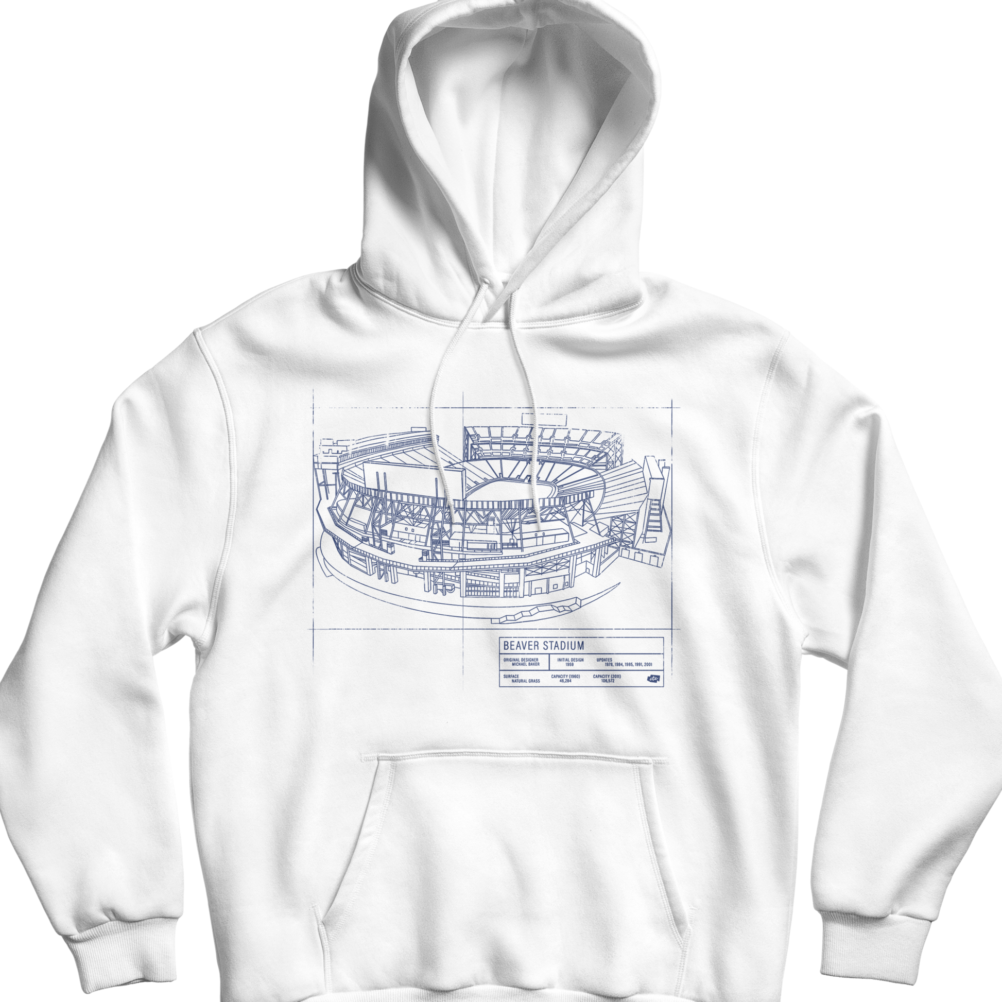Beaver Stadium Blueprint Hoodie