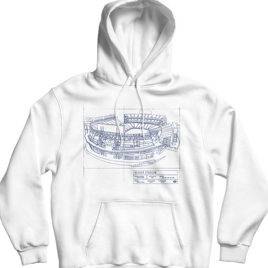 Beaver Stadium Blueprint Hoodie